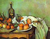 Still Life with Onions by Paul Cezanne